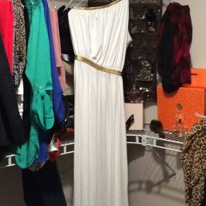 Toga style maternity dress